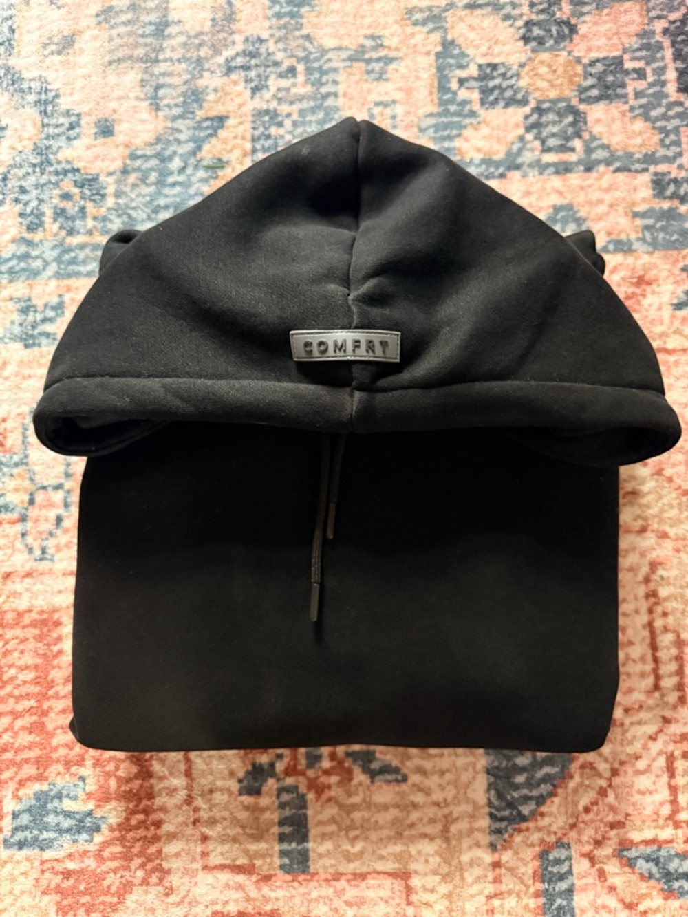 ❌SOLD❌ Comfrt Airplane Mode Travel Hoodie, Obsidian - Large
